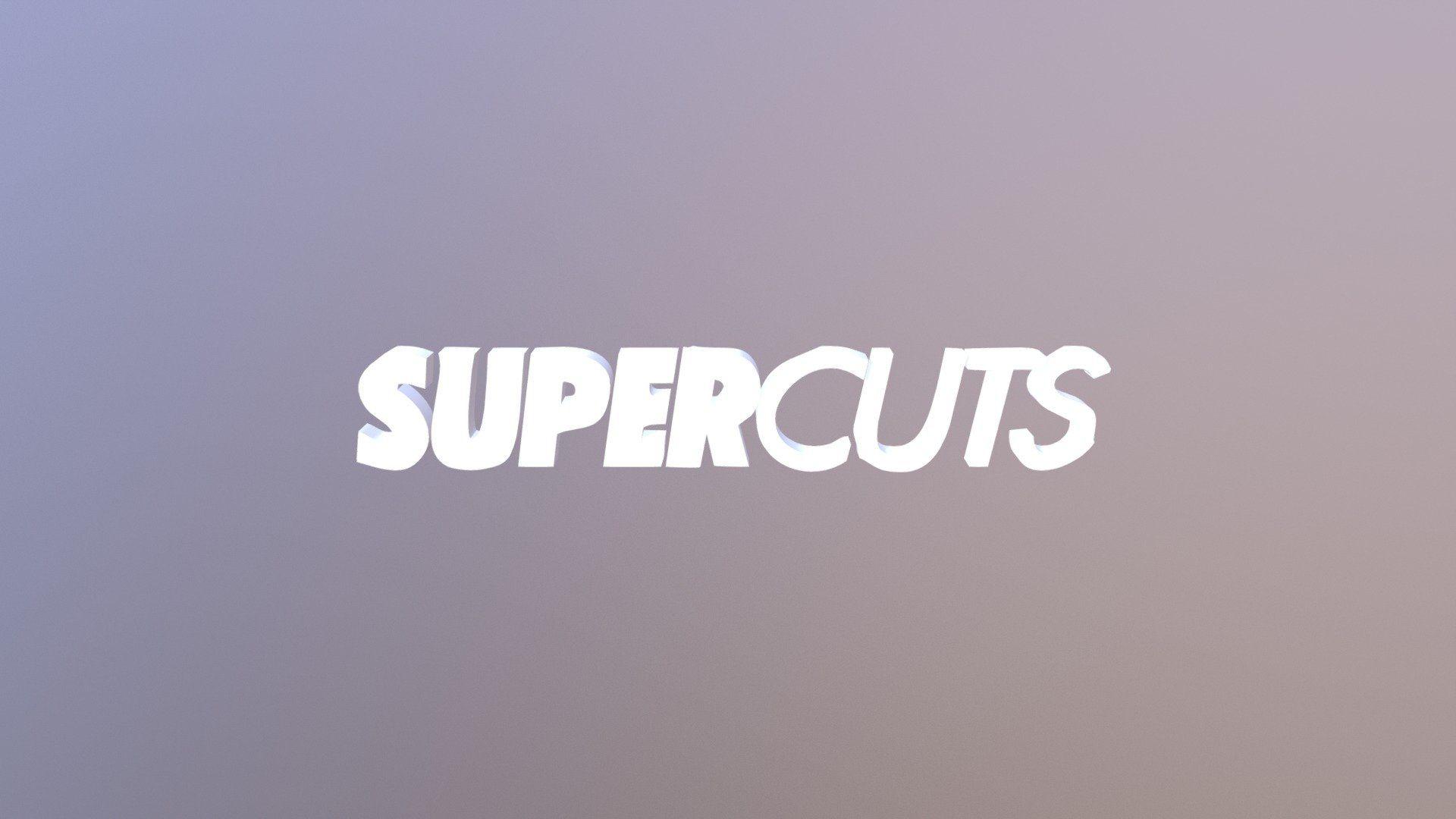 Supercuts Logo - Supercuts Logo 3D Free 3D model