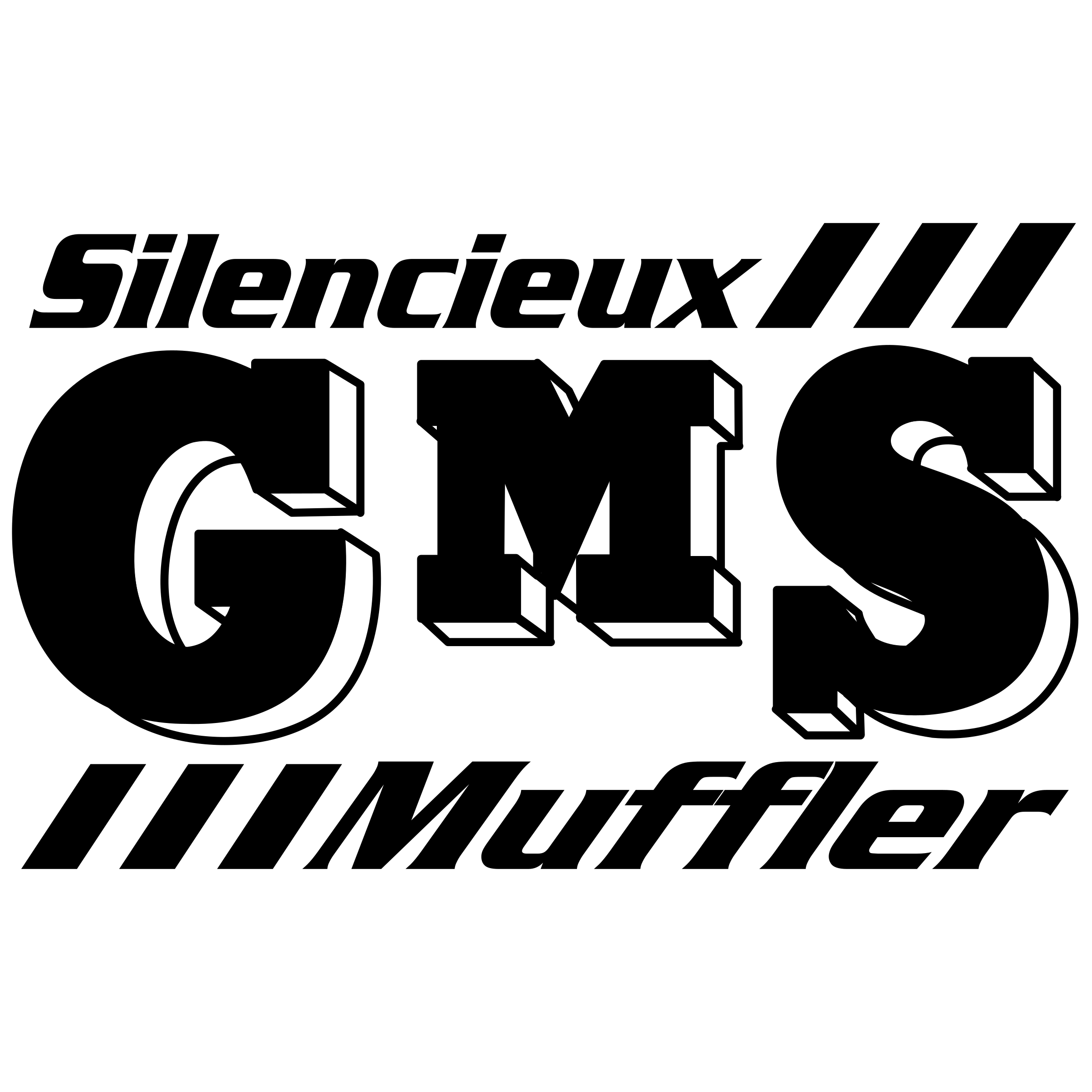 Muffler Logo - Silencieux GMS Muffler Logo PNG Transparent & SVG Vector - Freebie ...