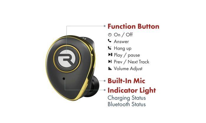 Raycon Logo - Up To 86% Off on Raycon E50 True Wireless Blue