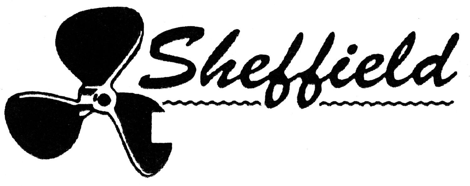 Prop Logo - Sheffield Marine Prop logo to fit. Sheffield Marine Propeller