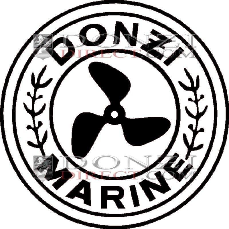 Prop Logo - Donzi Marine Engine Hatch Prop Logo - 18 Inch