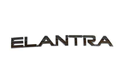 Elantra Logo - HYUNDAI Genuine 86315 2D001 'Elantra' Emblem