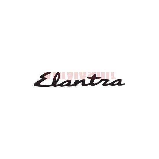 Elantra Logo - ELANTRA Logo Vinyl Car Decal - Vinyl Vault