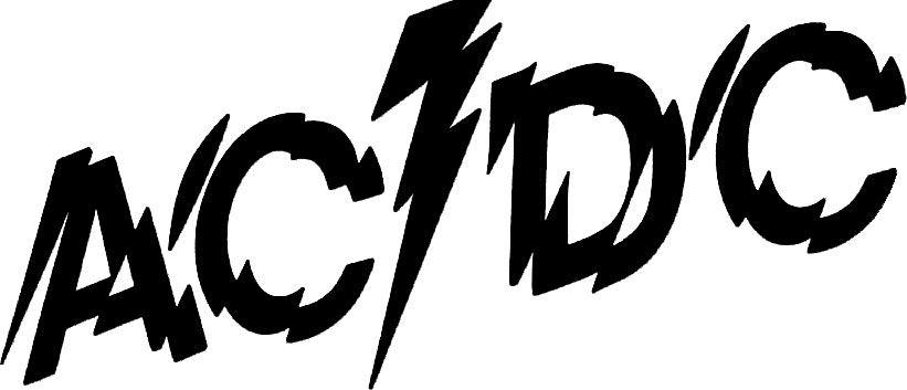 Original AC DC Logo - AC DC Logos And Lettering. What's That Font?