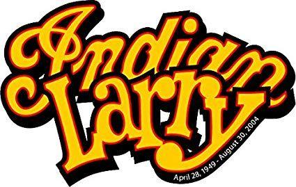 Larry Logo - Nostalgia Decals In Memory of Indian Larry Decal 5