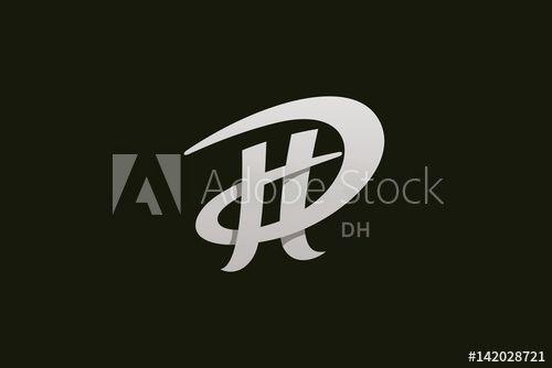 DH Logo - Letter DH Monogram Logo - Buy this stock vector and explore similar ...