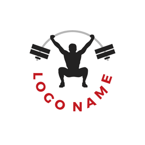 Weightlifting Logo - Free Weightlifting Logo Designs. DesignEvo Logo Maker