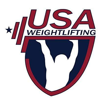 Weightlifting Logo - Amazon.com: Usa Weightlifting Logo OriginalStickers0848 Set Of Two ...