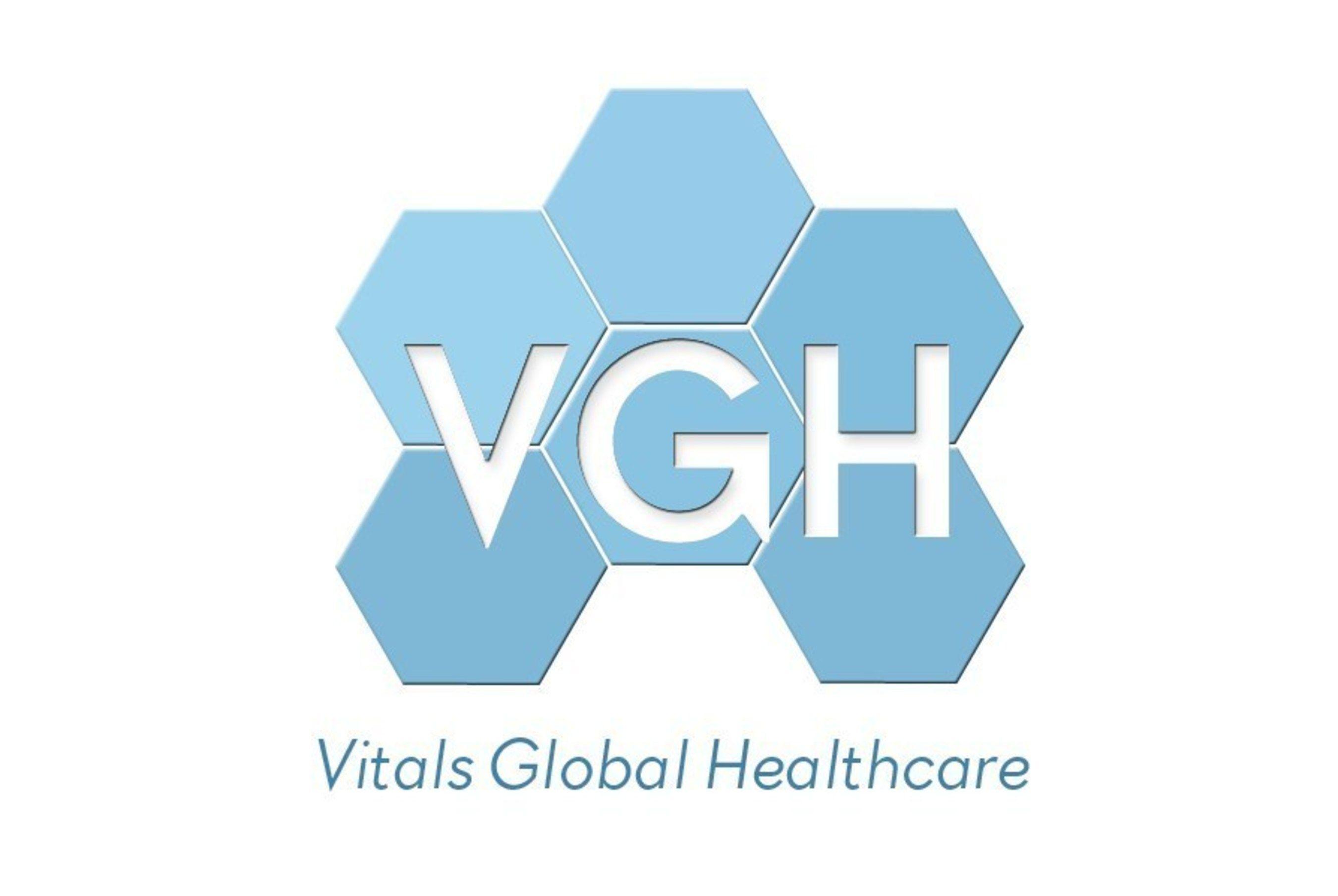 Vitals Logo - Partners HealthCare International and Vitals Global Healthcare Sign