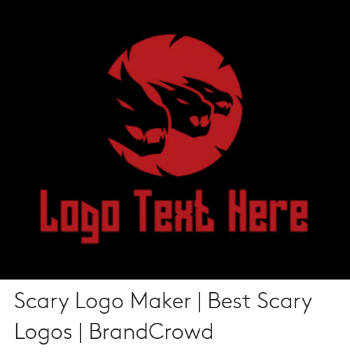 Scary Logo - Loo Text Here Scary Logo Maker | Best Scary Logos | BrandCrowd ...