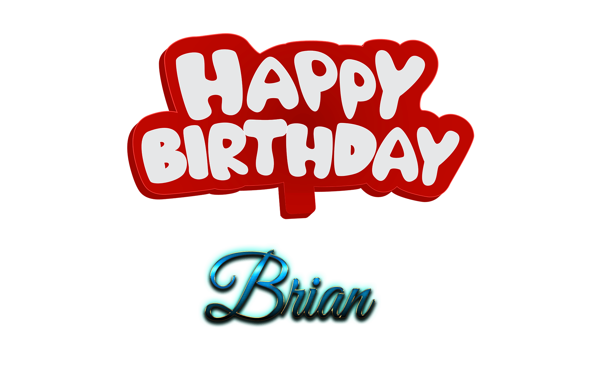 Brian Logo - Brian Happy Birthday Name Logo