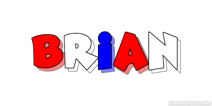 Brian Logo - United States of America Logo. Free Logo Design Tool from Flaming Text