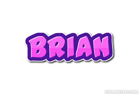 Brian Logo - Brian Logo. Free Name Design Tool from Flaming Text