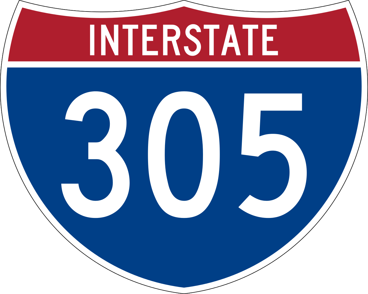 305 Logo - File:I-305.svg - Wikimedia Commons