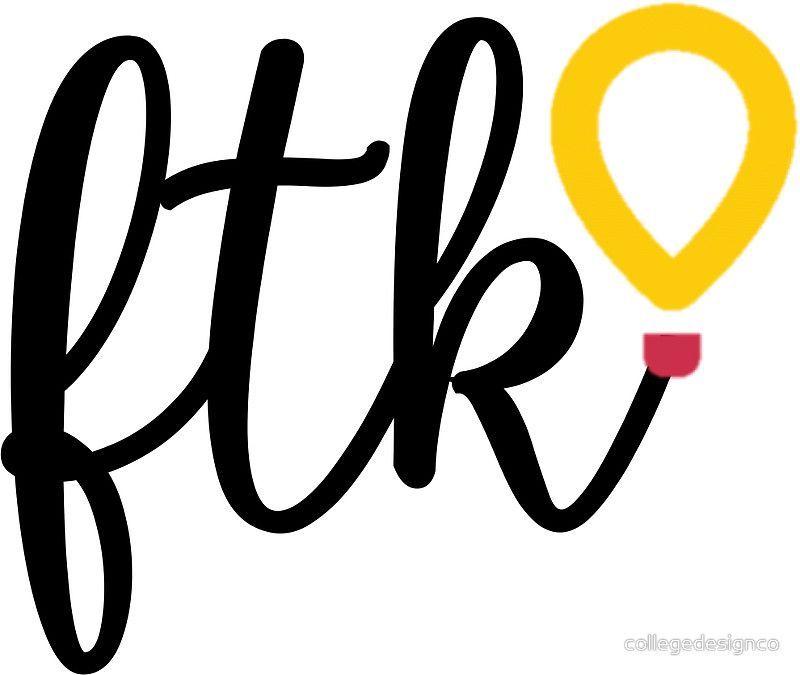 FTK Logo - Dance Marathon FTK | Sticker | phi mu | Dance marathon, Marathon ...