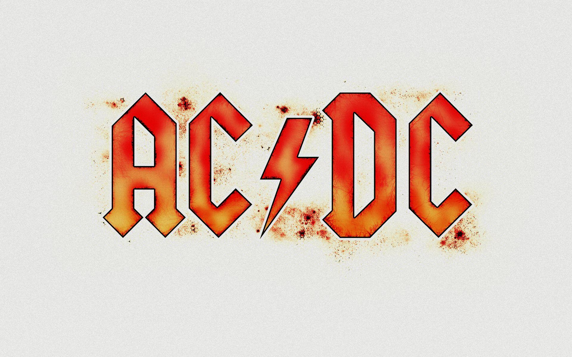 Original AC DC Logo - Wallpaper : illustration, text, logo, music, hard rock, brand, acdc