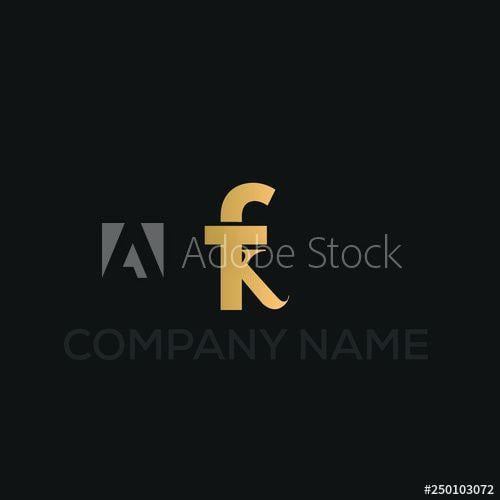 FTK Logo - FTK logo vector. F,T and K letters. TFK, Golden color text on black ...