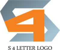 S4 Logo - S4 Letter Logo Vector (.AI) Free Download