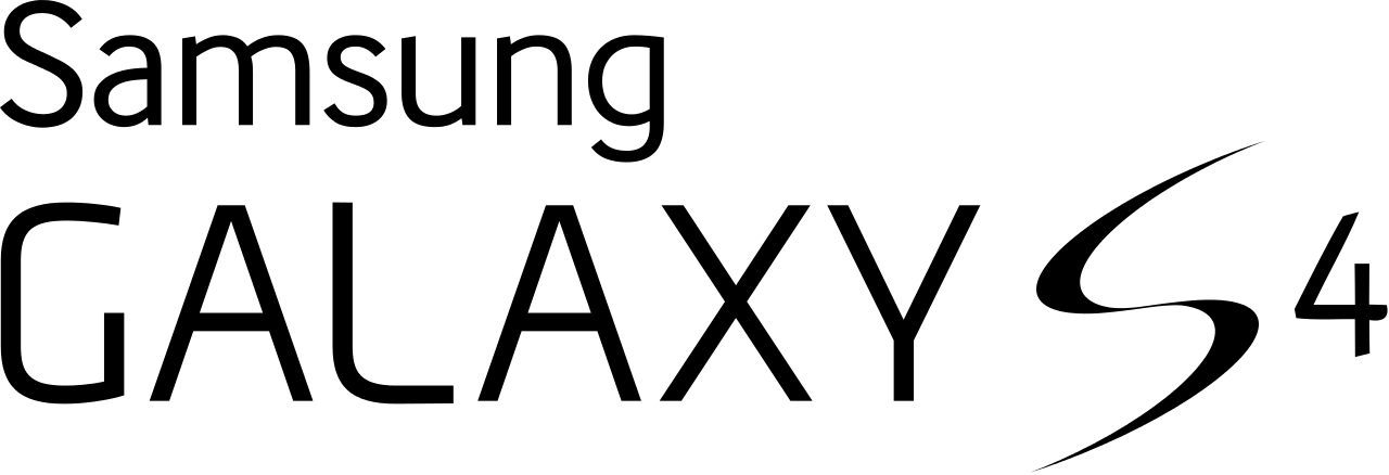 S4 Logo - Samsung Galaxy S4 logo.svg