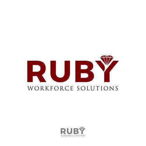 Ruby Logo - Creative logo needed for Ruby Workforce Solutions | Logo design contest