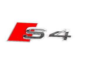 S4 Logo - Audi B8 B8.5 S4 Quattro 3.0T Emblem