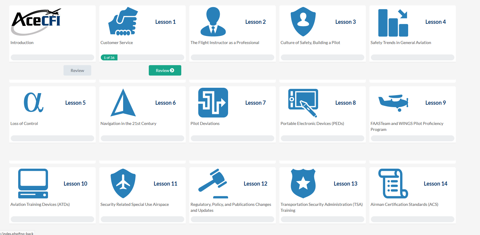 FAASTeam Logo - Course Content. AceCFI Flight Instructor Refresher Course