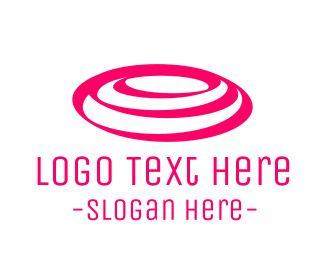 Rounded Logo - Pink Round Waves Logo