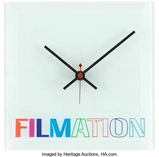 Filmation Logo - Filmation Logo Studio Wall Clock (Filmation, c. 1980s).. Lot