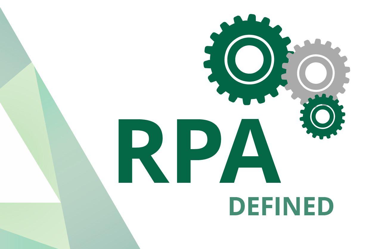 RPA Logo - RPA Definition. Robotics Process Automation Defined