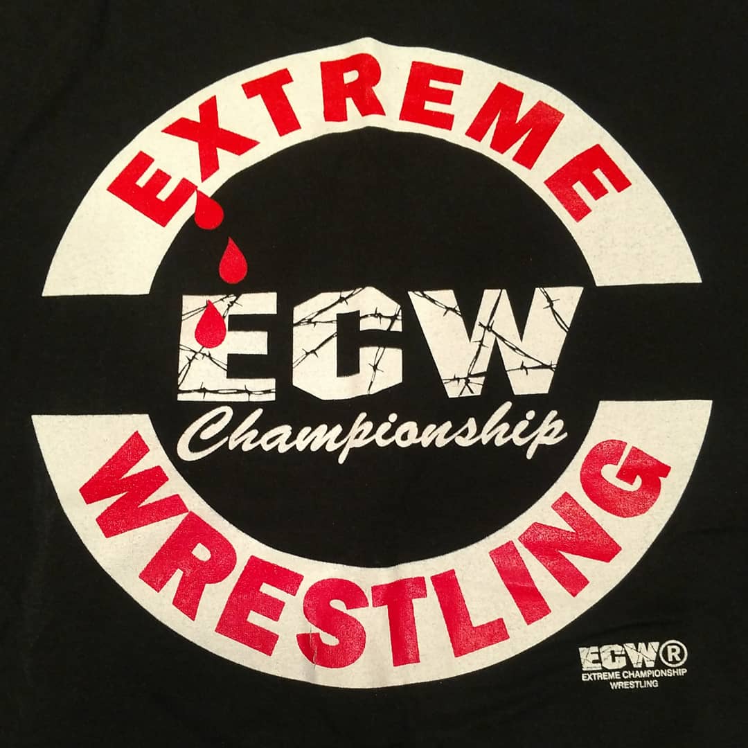 Rounded Logo - Vintage Rare ECW Rounded Logo Shirt