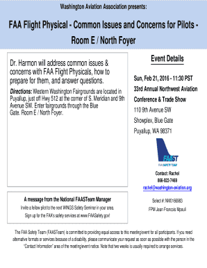 FAASTeam Logo - Fillable Online FAA Flight Physical - Common Issues and Concerns for ...