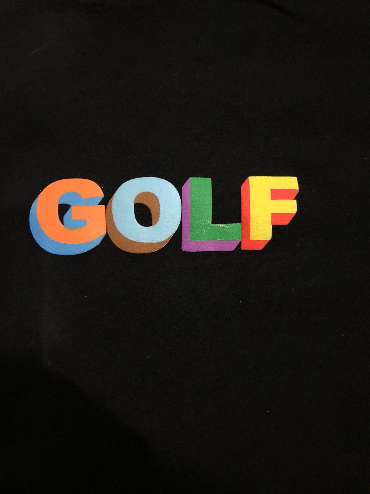 Wang Logo - Black Golf Wang Logo Multi Color T Shirt