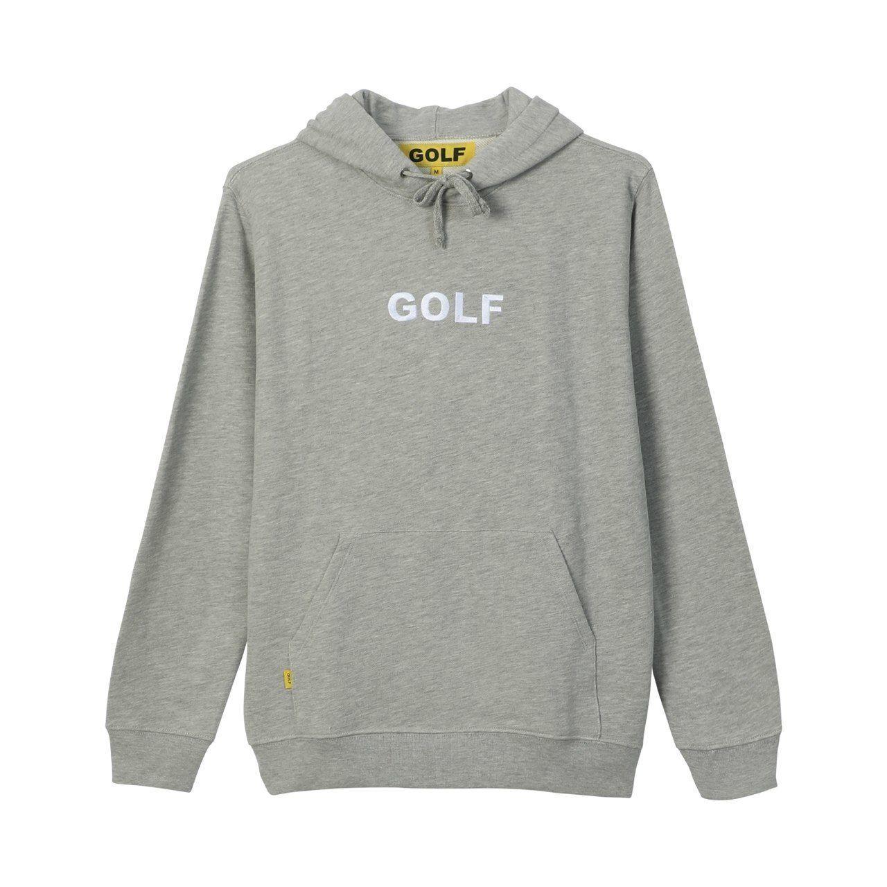 Sweater Logo - GOLF LOGO EMBROIDERED HOODIE by GOLF WANG