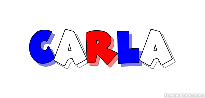 Carla Logo - France Logo. Free Logo Design Tool from Flaming Text
