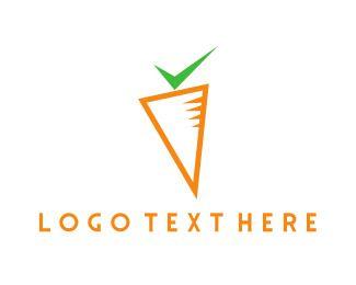 Carrot Logo - Minimalist Carrot Logo