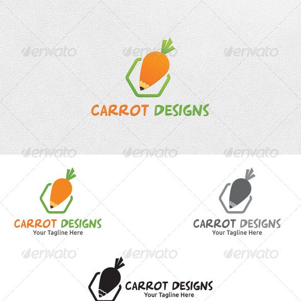 Carrot Logo - Carrot Logo Graphics, Designs & Templates from GraphicRiver