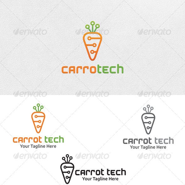 Carrot Logo - Carrot Logo Graphics, Designs & Templates from GraphicRiver