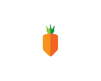 Carrot Logo - Carrots. logo design / branding. Logos, Shield logo