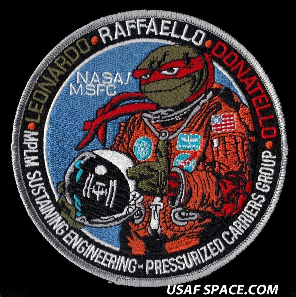 MSFC Logo - Details about RAFFAELLO - LEONARDO - DONATELLO - NASA MSFC - MPLM ...
