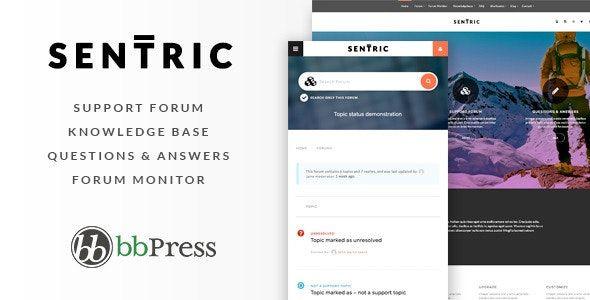 Sentric Logo - Sentric | Support Forum WordPress Theme by imaginem | ThemeForest