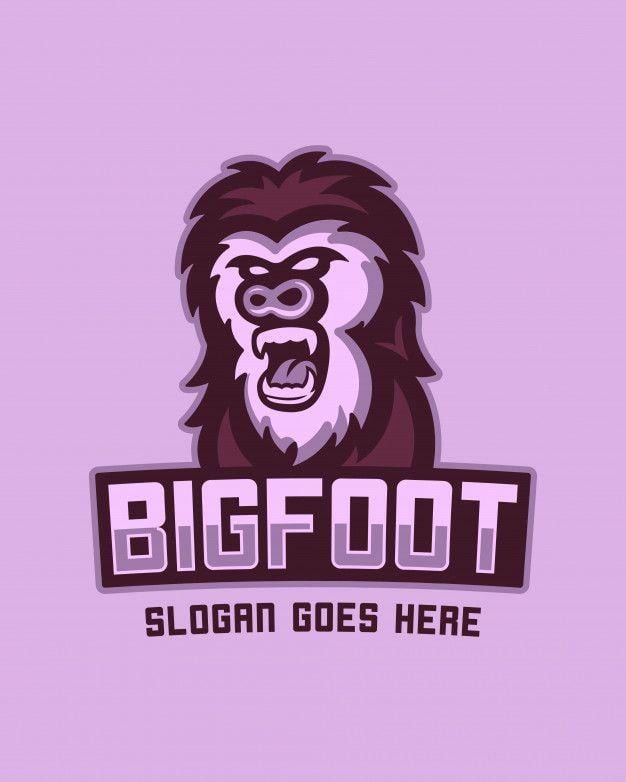 Bigfoot Logo - Bigfoot logo template Vector | Premium Download