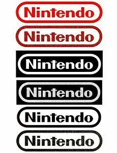 Ninendo Logo - Details about NINTENDO Logo Sticker Decal Pick Color and Size