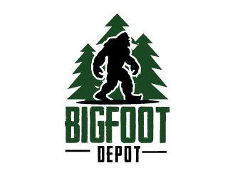 Bigfoot Logo - Bigfoot Depot logo design - 48HoursLogo.com