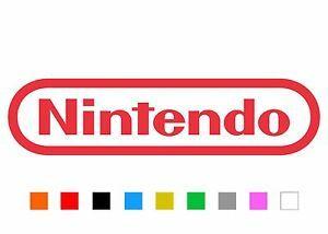 Ninendo Logo - Details about Nintendo Logo Decal NES Super Nintendo N64 3DS Wii Nintendo Switch Mario Sticker