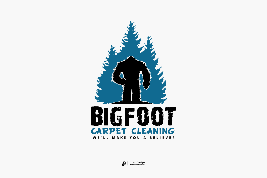 Bigfoot Logo - Bigfoot Carpet Cleaning Genuine Vector logo by - Kaplar Designs