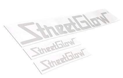 StreetGlow Logo - Amazon.com: Streetglow SGDECKITSV Decal Kit - Silver: Automotive