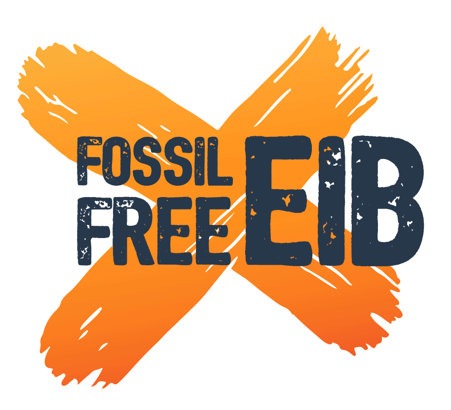 EIB Logo - Fossil Free EIB. The climate clock is ticking