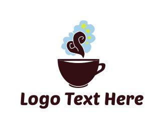 Aroma Logo - Coffee Aroma Logo