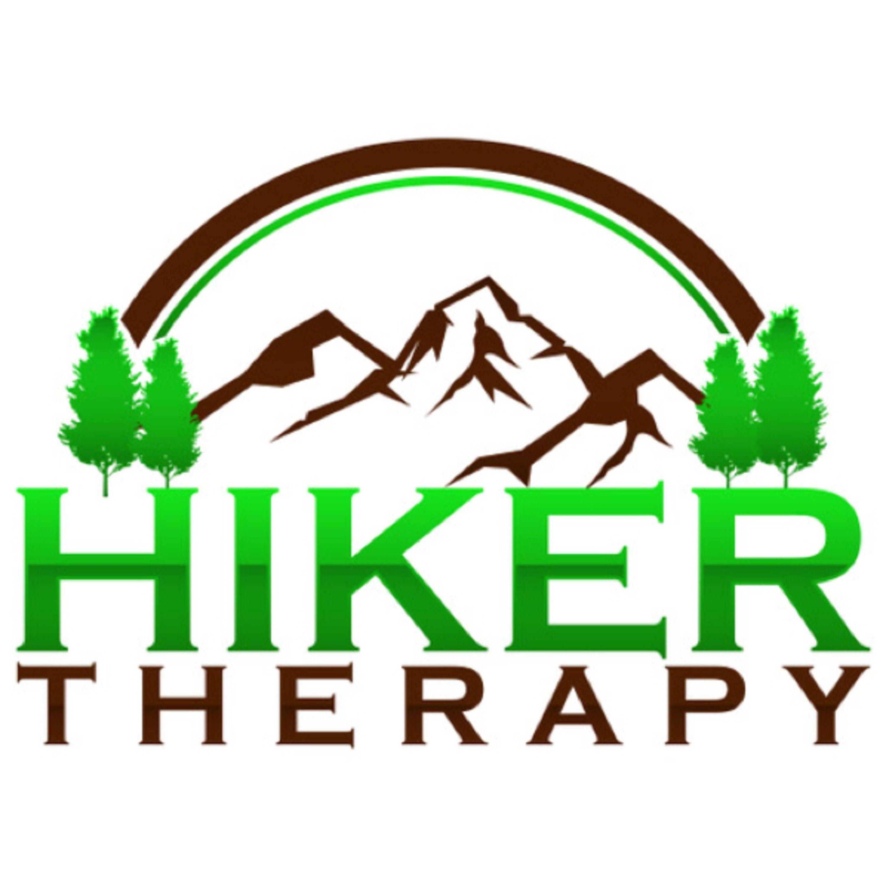 Hiker Logo - Hiker Therapy LIfe Coaching. Listen via Stitcher for Podcasts