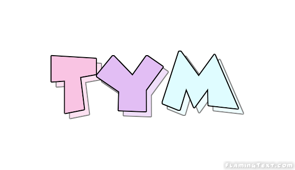 Tym Logo - Tym Logo. Free Name Design Tool from Flaming Text